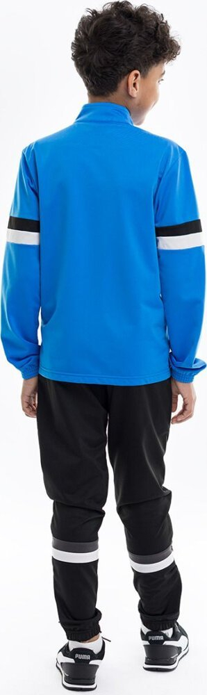 Trening për kalamaj Puma Team Rise Jr 658655 02, 100% poliester, me zinxhir, blu e zezë