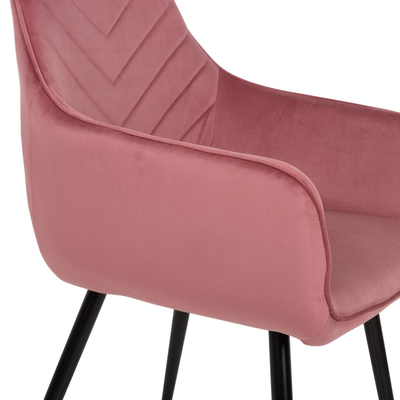 Kolltuk Latrell 55x57x84Hcm (HM8582.02), rozë/ zezë