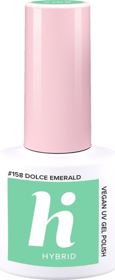 Llak xheli HI HYBRID Dolce Emerald 158, hibrid, 5 ml, smerald