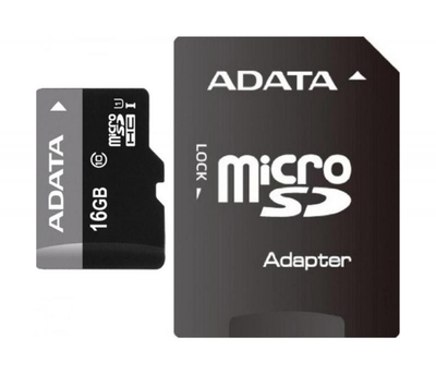 Kartë memorie ADATA Premier AUSDH16GUICL10, 16GB MicroSDHC, UHS-I Class 10, deri 50MB/s