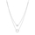 Qafore e dyfishtë AGAIN Jewelry, e argjendtë
