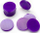Shenja loje Crafters Round Markers, set 10 copë, akrilik, vjollcë