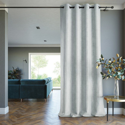 Perde AmeliaHome BLACKOUT LAMARI, 140x250cm, e argjendtë