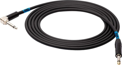 Kabllo instrumenti SSQ JMPJMK1, jack mono drejt në jack mono kënd, 1m, e zezë
