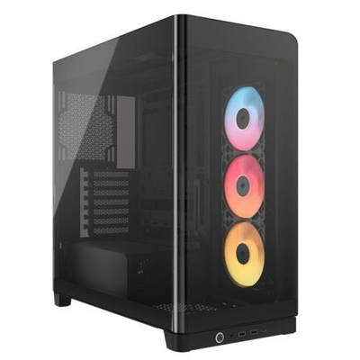 Kuti kompjuteri Corsair 4500X RS R, mid tower, ARGB, xham i temperuar, e zezë