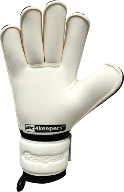 Голмански ракавици 4Keepers Retro IV RF Jr, GIGA GRIP, Roll Finger, црни