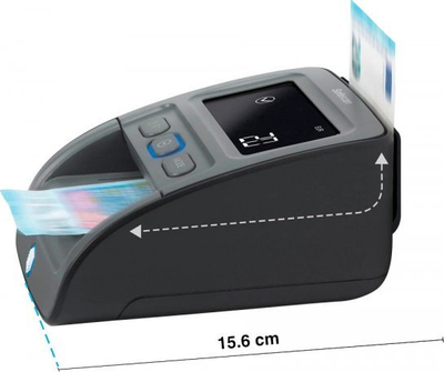 Detektor parash Safescan 155-S G2, paketë me stivues dhe bateri, i zi