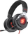 Kufje gaming Genesis Aspis Pro, 7.1 virtual surround, mikrofon që hiqet, të zeza me të kuqe