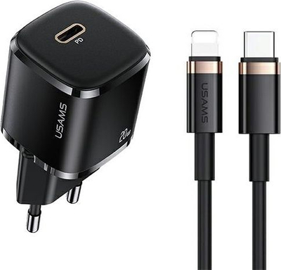 Karikues muri Usams T36 Mini, 20W PD 3.0, 1x USB C 3A, i bardhë