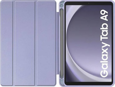 Këllëf tablet Tech-Protect SC Pen Hybrid për Samsung Galaxy Tab A9 8.7", me mbajtëse stilolapsi, Violet Marble