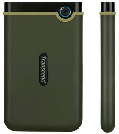 Transcend StoreJet 25M3G 1TB USB 3.1 Gen 1 Пренослив Хард Диск, Military Green