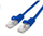 Kabllo rrjeti C-TECH CB-PP6-1B, Patchcord Cat6 UTP, 1m, blu