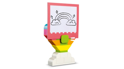 Set ndërtimi kreativ Happy Box, tulla shumëngjyrëshe