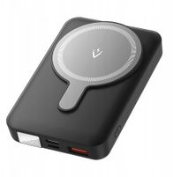 Power bank Vention, 10000mAh, wireless magnetik 22.5W, ekran LED, i zi