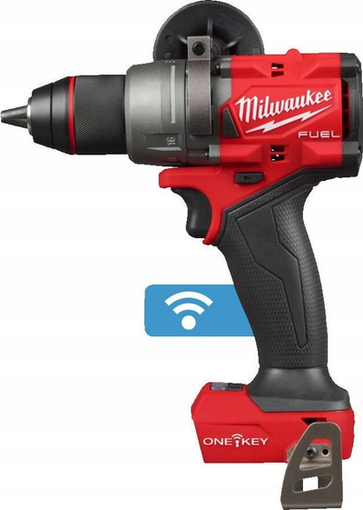 Trapano vidhosës Milwaukee M18 ONEDD3-502X, brushless FUEL, 2x bateri 5.0Ah, i kuq