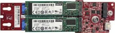 Kit RAID serveri Lenovo ThinkSystem M.2 SATA 2Bay, modul i brendshëm, PCB e kuqe