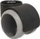 Rrotë rrotulluese KLN 50/G Rubber T068 SL, 50mm, gome, e zezë