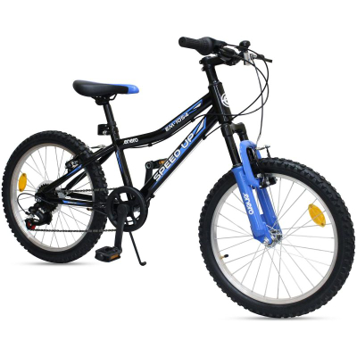 Biçikletë për kalamaj Enero Speed Up 20", 6 marshha, zi blu
