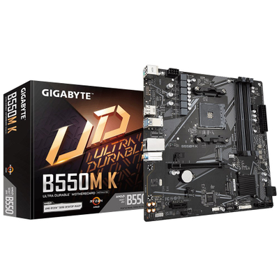 Pllakë amë Gigabyte B550M K 1.0 AMD B550 Socket AM4 micro ATX