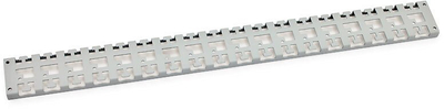 Shufër për sistemim kabllosh për rack Triton RAC-VP-X51-X1, 80 cm, RAL 7035