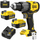 Trapano me goditje Stanley FatMax SFMCD726M2T-QW, 18V, brushless, i verdhë