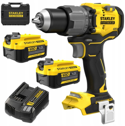 Trapano me goditje Stanley FatMax SFMCD726M2T-QW, 18V, brushless, i verdhë