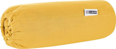 Çarçaf fitted BILAN JANBU, pambuk, 180 x 200 cm, mustard