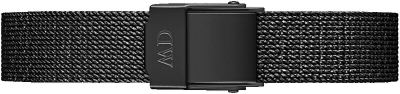 Orë për meshkuj Daniel Wellington Petite 24 Pressed Ashfield DW00100441, e zezë
