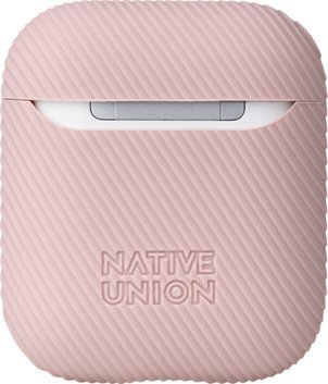 Kuti mbrojtëse Native Union Curve për AirPods, silikon, për gjeneratën 1 dhe 2, rozë