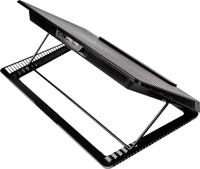 Bazë ftohëse për laptop Savio COS-01, 17.3", 6 ventilatorë me LED, e zezë