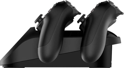 Karikues Gamepad IPega 9180, për PS4, dy slote, i zi