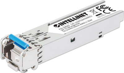 Modul SFP Intellinet Gigabit Fiber WDM, bi-directional, metalik