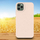 Kapak silikoni Eco Case për iPhone 11 Pro Max, i biodegradueshëm, ultra i hollë, rozë