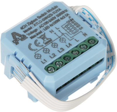 Çelës i mençur ATLO SW4ZB, Zigbee, Tuya Smart, i bardhë