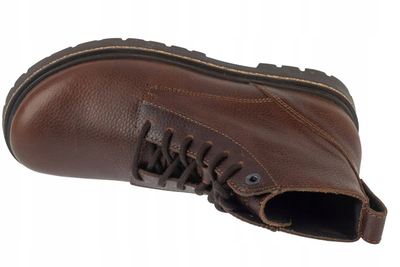 Këpucë për jashtë Birkenstock Highwood Lace Mid 1030784, të mesme, me lidhëse, kafe