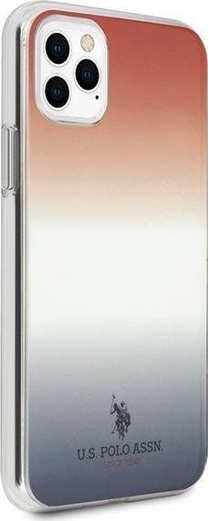 Mbrojtëse U.S Polo ASSN për iPhone 11 Pro Max, e kuqe / e kaltër