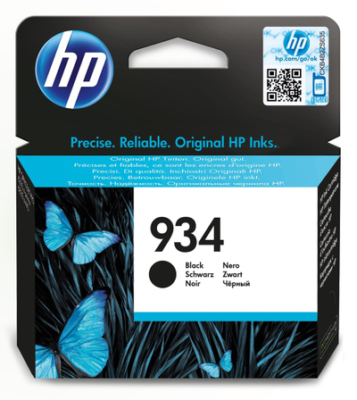 Кертриџ со боја HP 934, оригинален, црн