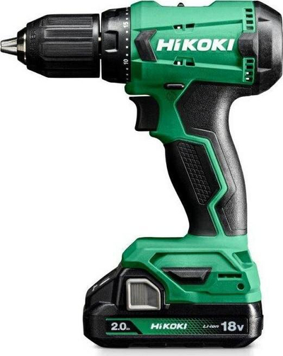 Stërvitje vidhosëse Hikoki DS18DA WCZ, 18V, 2x bateri 2Ah, jeshile