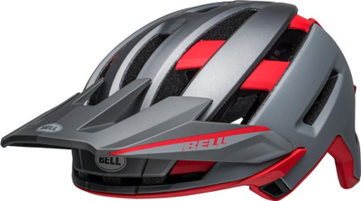 Helmetë çiklizmi Full Face Bell Super Air R Mips Spherical, MTB, e bardhë infrakuqe mat me shkëlqim