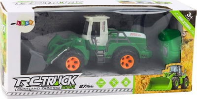 Lodër ekskavator me telekomandë Lean Toys RC Truck 21054, 2.4 GHz, jeshile