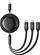 Kabllo USB Baseus Free2Draw, 3 në 1, 1.1m, e zezë