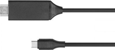 Kabllo HDMI USB-C Kruger & Matz, 2m, e zezë