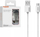 Kabllo USB Somostel SMS-BP02, microUSB, 1.2m, 3.1A Quick Charge, e bardhë
