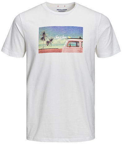 Maicë Jack & Jones Tee, e bardhë L