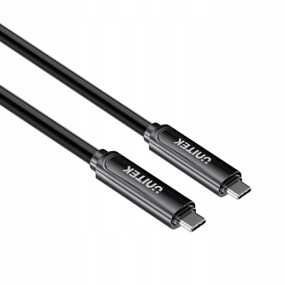 Kabllo optike USB-C Unitek, 10Gbps, 8K 30Hz PD 60W, 7m, e zezë