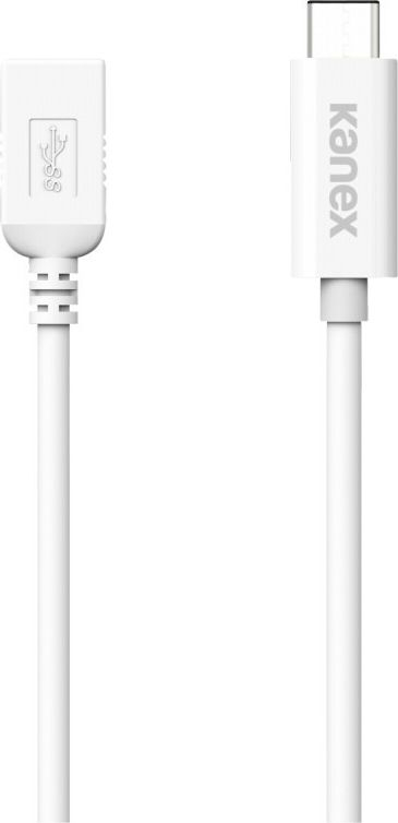Adapter USB Kanex KU3CA107I, USB C në USB A, 0.20m, i bardhë