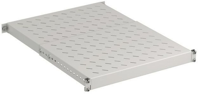 Полица за кабинет EFB Elektronik 691653GR.80, 19" 1U, 150kg, светло сива