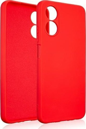 Maskë silikoni Beline për Oppo A17, kundër gërvishtjeve, e kuqe