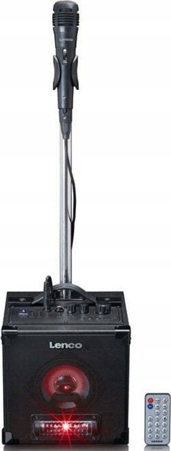 Altoparlant karaoke Lenco BTC-070BK, Bluetooth 5.0, me mikrofon, i zi