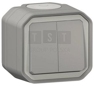 Çelës elektrik Legrand Plexo New FRAP 069714L, 10AX, IP55, gri